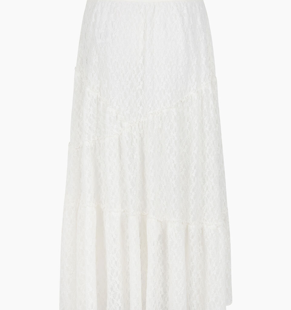 SKIRT - sisley k longuette skirts - Creamy White | Sisley K image number 2